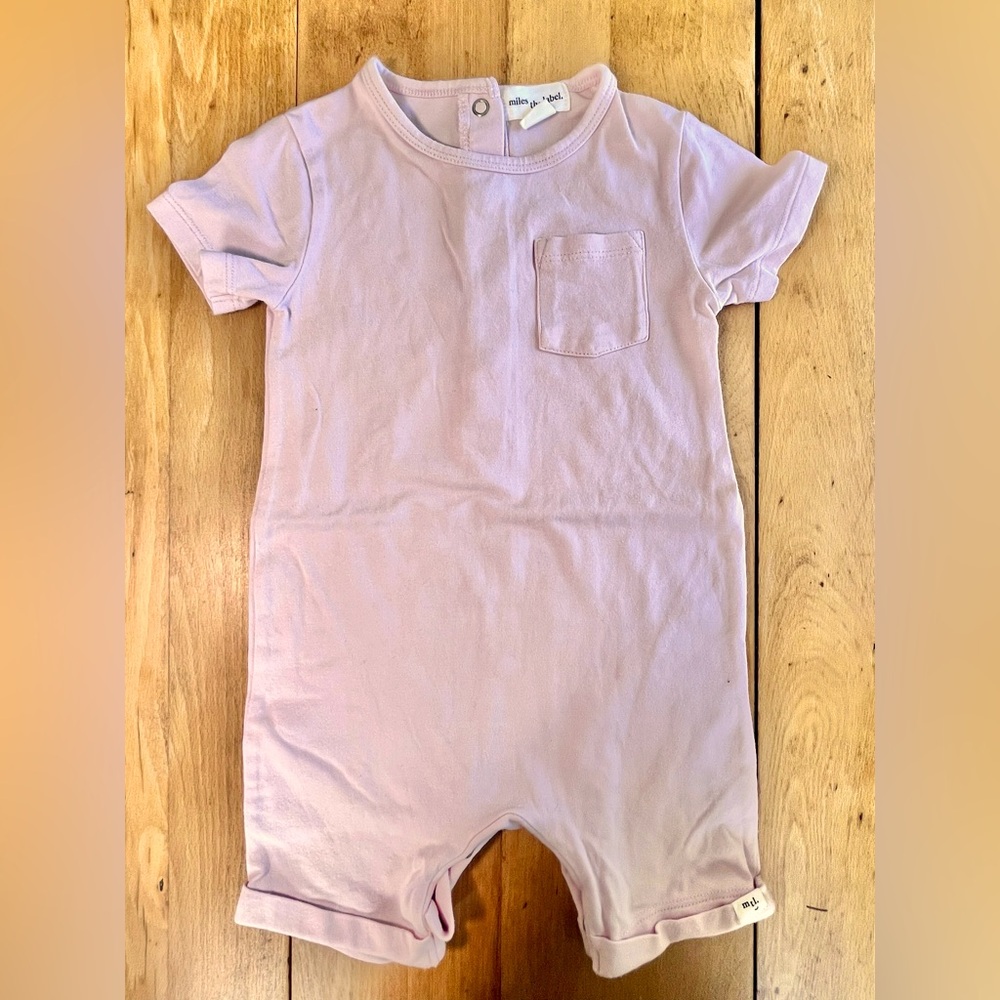 MILE THE LABEL Pink Baby Romper